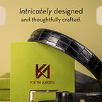The Black Croco Belt