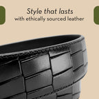 The Black Croco Belt