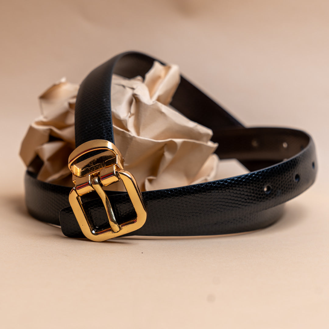 Saffiano Leather Belt