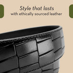 The Black Croco Belt
