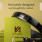 The Black Croco Belt