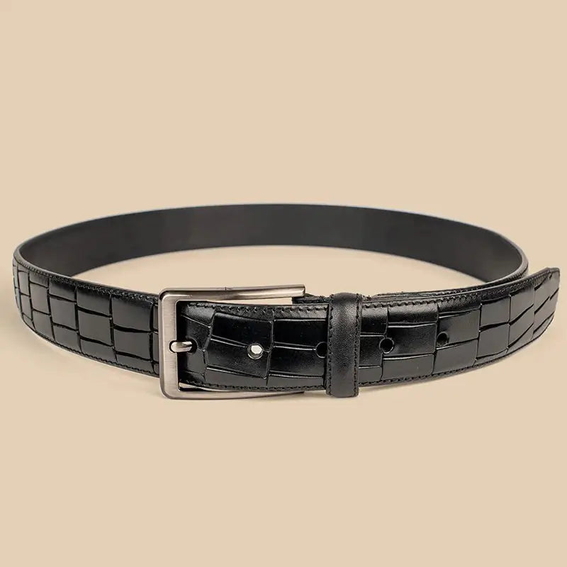 The Brown Croco Belt