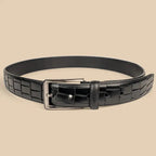 The Brown Croco Belt