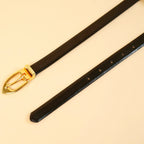 Kieth Amora The Blaire Belt women's leather belt - Black / Tan Reversible - detail
