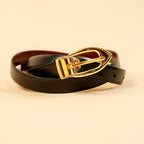 Kieth Amora The Blaire Belt women's leather belt - Black / Tan Reversible - view