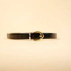 Kieth Amora The Blaire Belt women's leather belt - Black / Tan Reversible - angle
