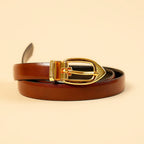 Kieth Amora The Blaire Belt women's leather belt - Black / Tan Reversible - up