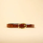 Kieth Amora The Blaire Belt women's leather belt - Black / Tan Reversible - detail