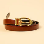 Kieth Amora The Blaire Belt women's leather belt - Black / Tan Reversible - view