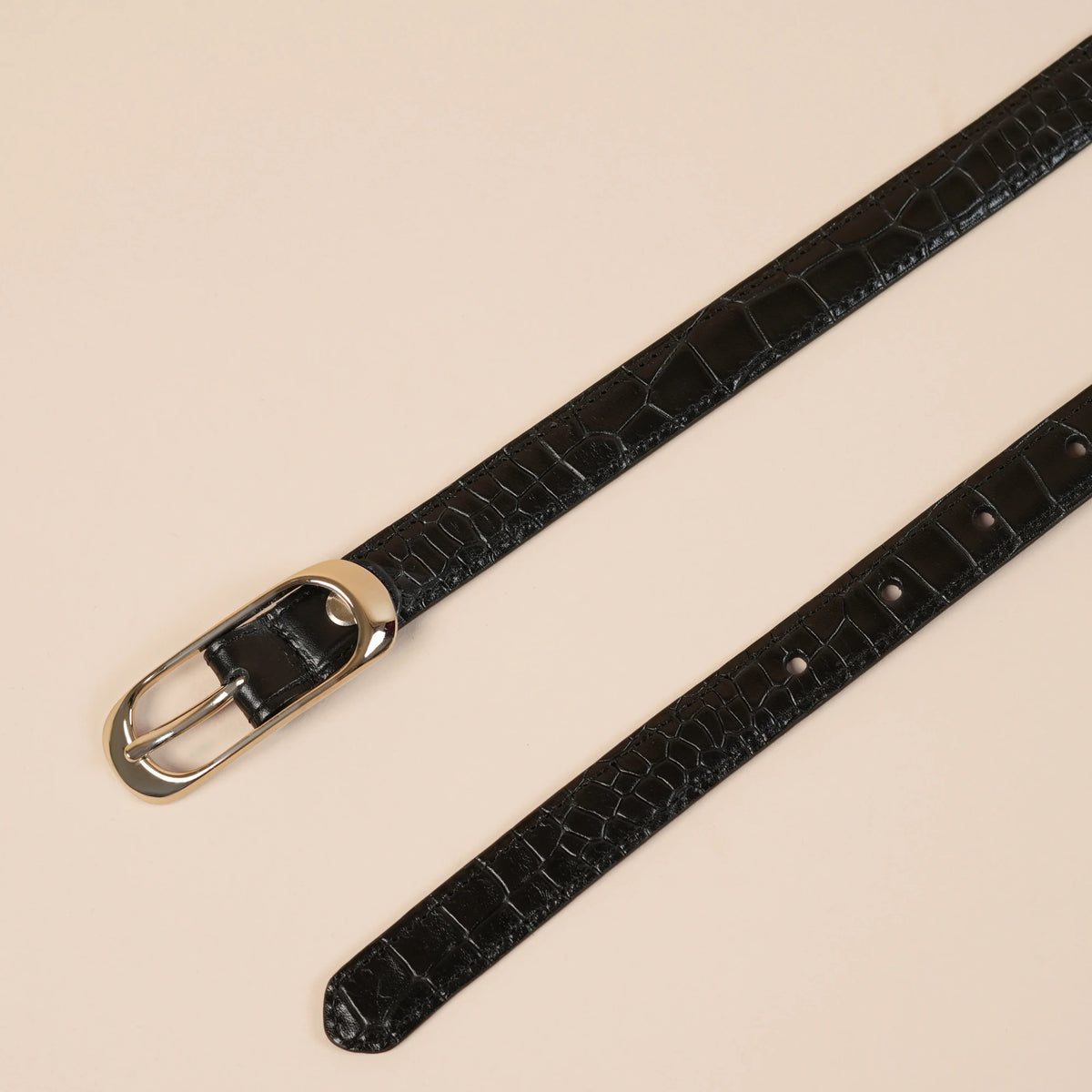 The Crocelle Belt - Black | Kieth Amora