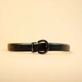 Kieth Amora The Dakota Belt women's leather belt - Black / Green Reversible - hero