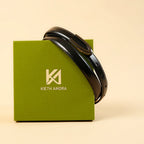 Kieth Amora The Darci Belt women's leather belt - Black - packaging