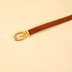 Kieth Amora The Georgia Belt women's leather belt - Tan - up