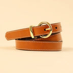 Kieth Amora The Georgia Belt women's leather belt - Tan - view