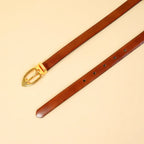 Kieth Amora The Georgia Belt women's leather belt - Tan - angle