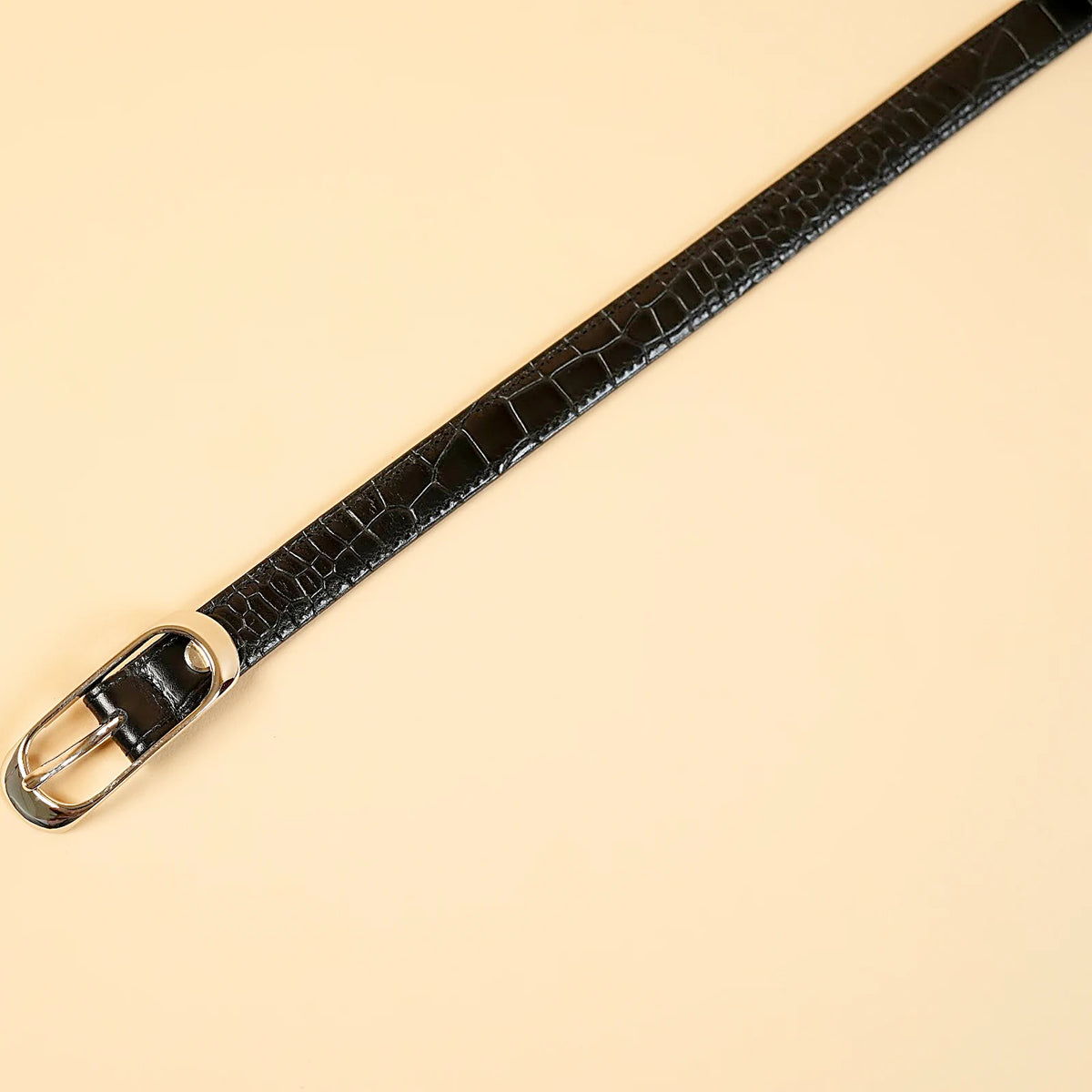 Kieth Amora The Rio Belt women's leather belt - Black - up