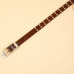 Kieth Amora The Roxanne Belt women's leather belt - Brown - up