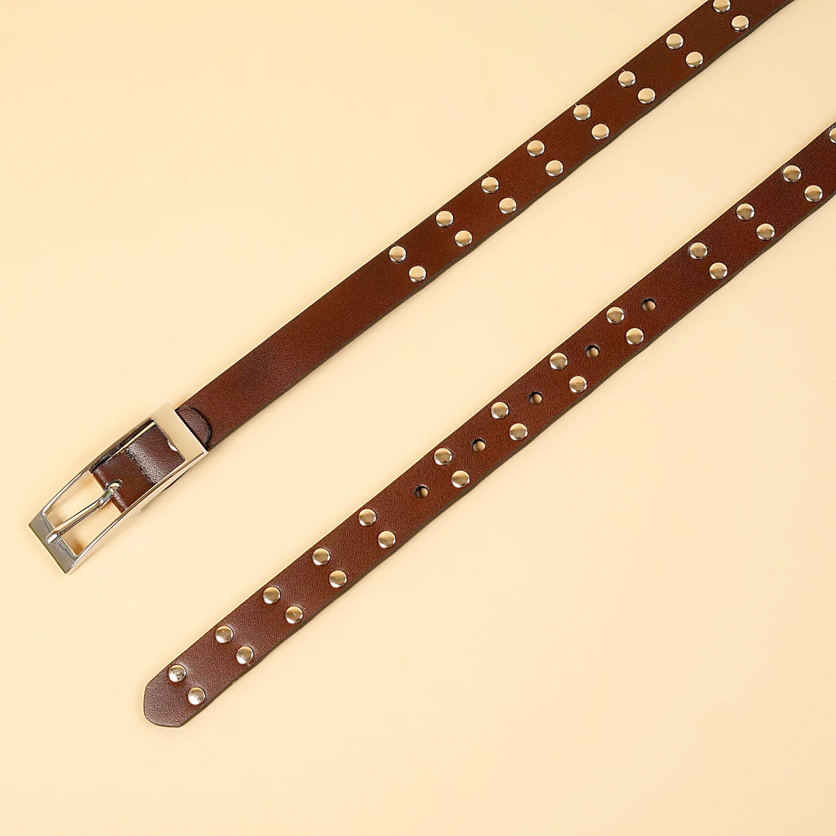 Kieth Amora The Roxanne Belt women's leather belt - Brown - detail