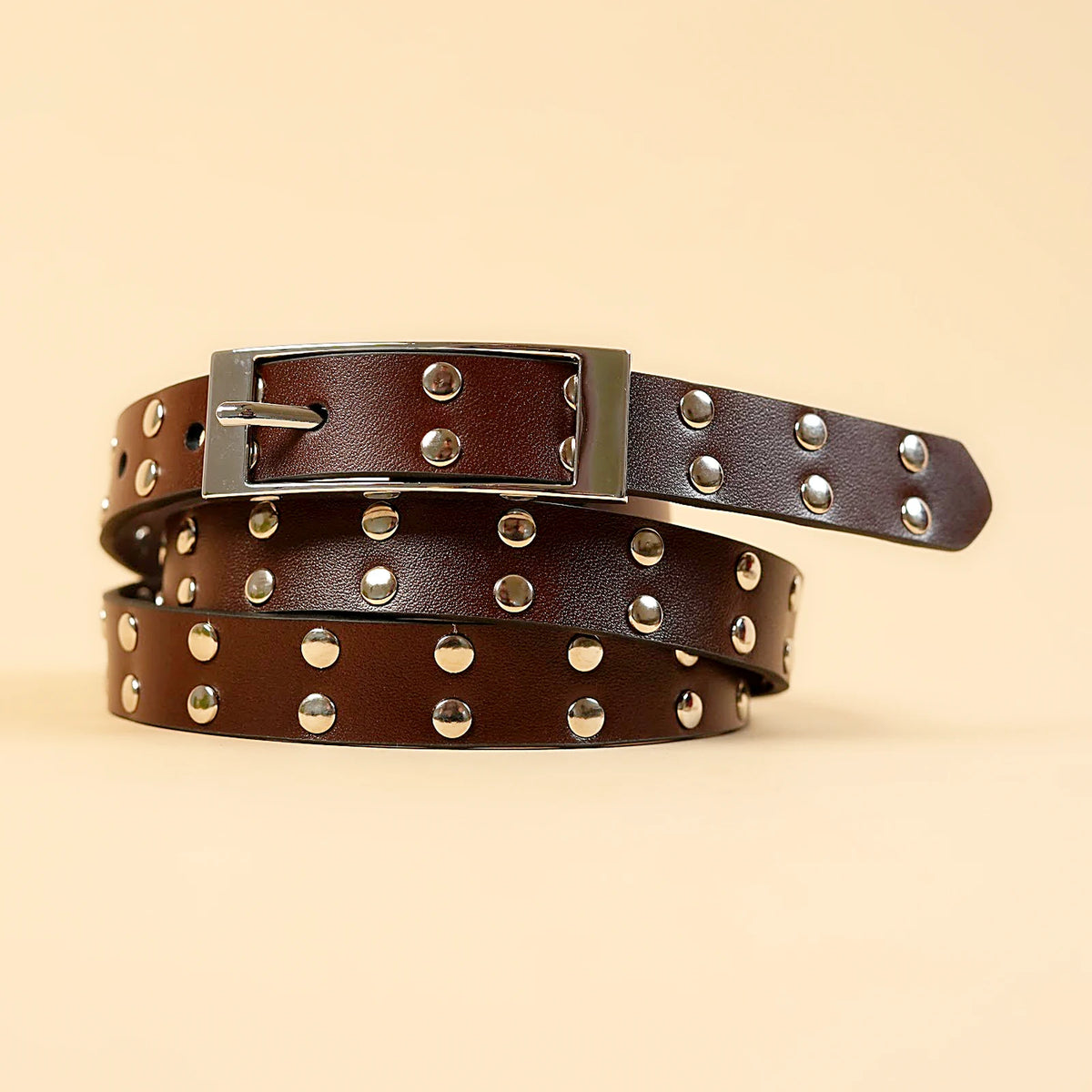 Kieth Amora The Roxanne Belt women's leather belt - Brown - angle