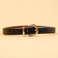 Kieth Amora The Sally Belt women's leather belt - Black / Tan Reversible - hero