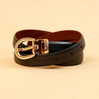 Kieth Amora The Sally Belt women's leather belt - Black / Tan Reversible - view