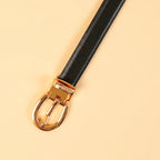 Kieth Amora The Sally Belt women's leather belt - Black / Tan Reversible - angle