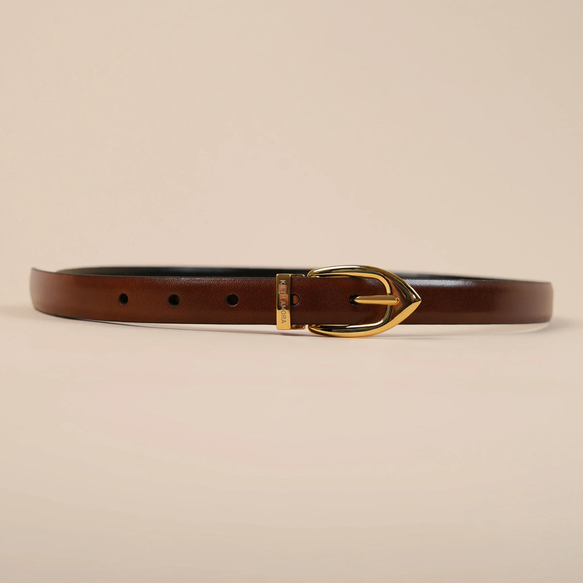 The Sally Belt - Brown Top, Reversible | Kieth Amora