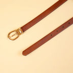 Kieth Amora The Sally Belt women's leather belt - Tan / Black Reversible - detail