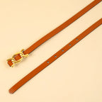 Kieth Amora The Scarlett Belt women's leather belt - Brown - detail