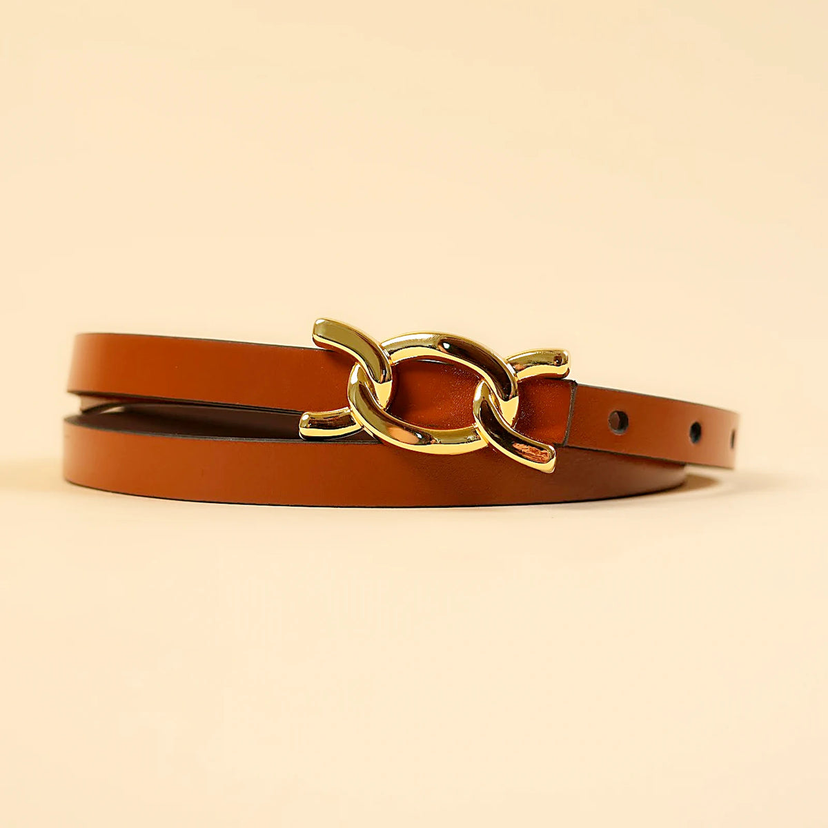 Kieth Amora The Scarlett Belt women's leather belt - Brown - view