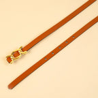Kieth Amora The Scarlett Belt women's leather belt - Brown - angle