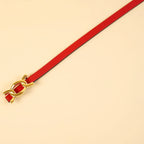 Kieth Amora The Scarlett Belt women's leather belt - Red - up